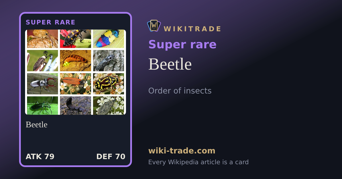 Beetle — Super rare card