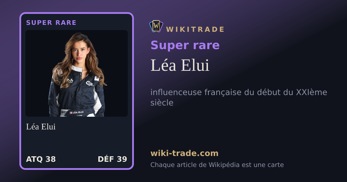 Léa Elui — carte Super rare