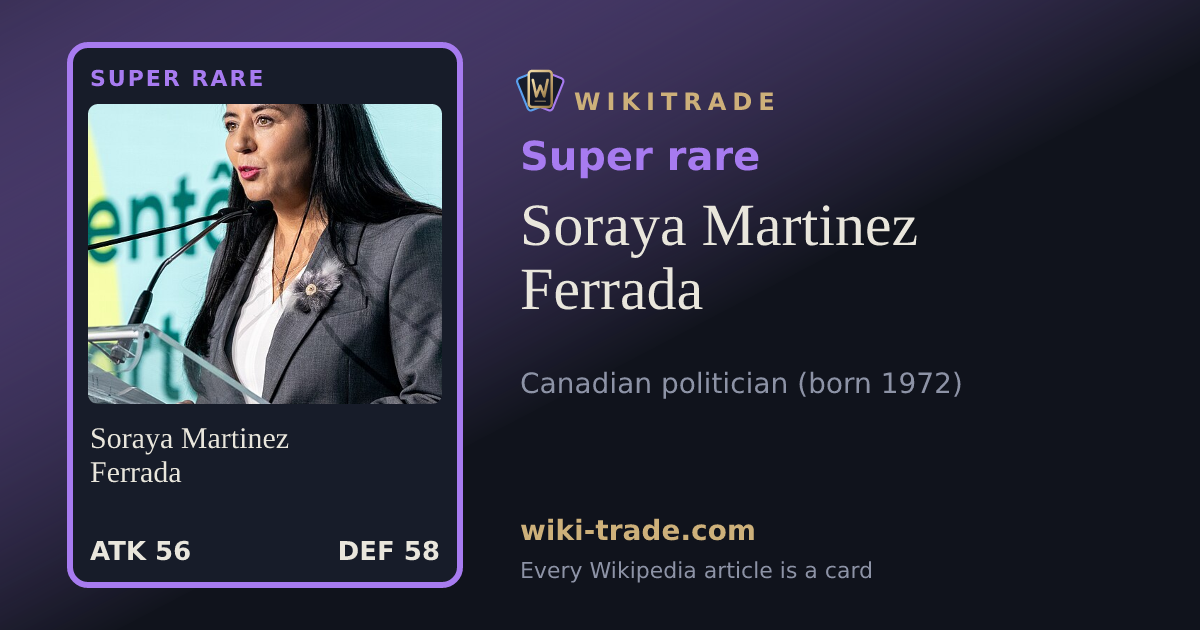 Soraya Martinez Ferrada — Super rare card
