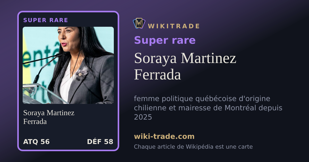 Soraya Martinez Ferrada — carte Super rare