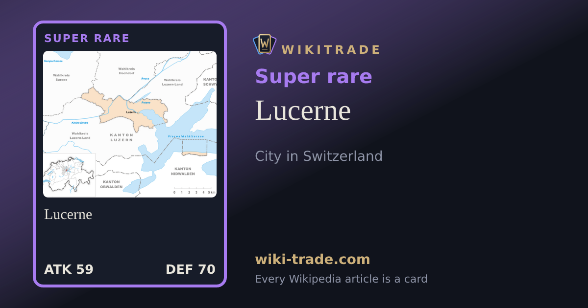 Lucerne — Super rare card