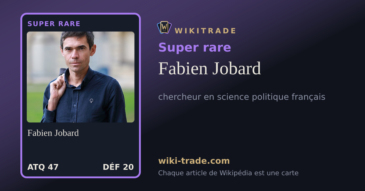 Fabien Jobard — carte Super rare