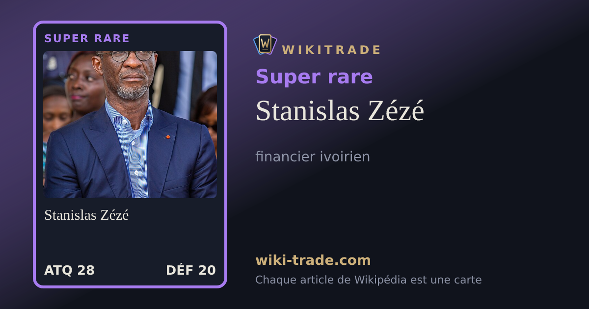 Stanislas Zézé — carte Super rare