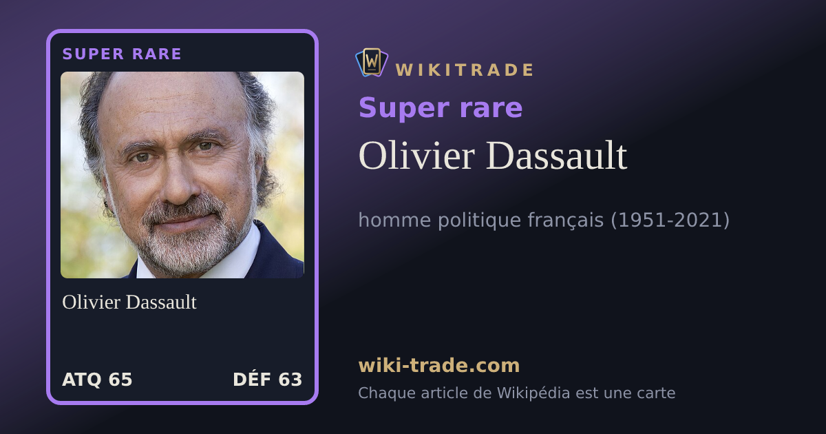 Olivier Dassault — carte Super rare