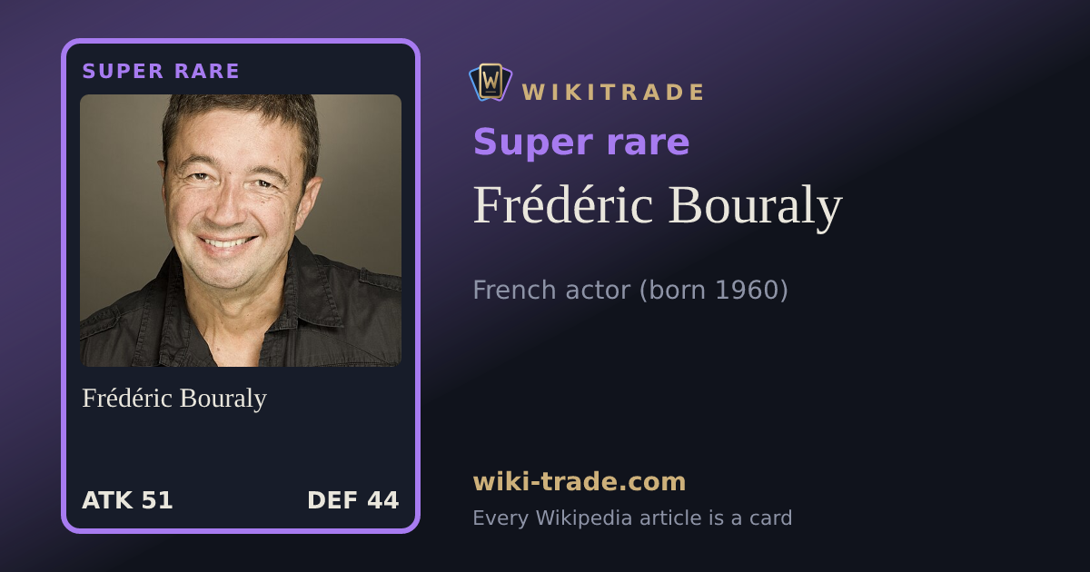 Frédéric Bouraly — Super rare card