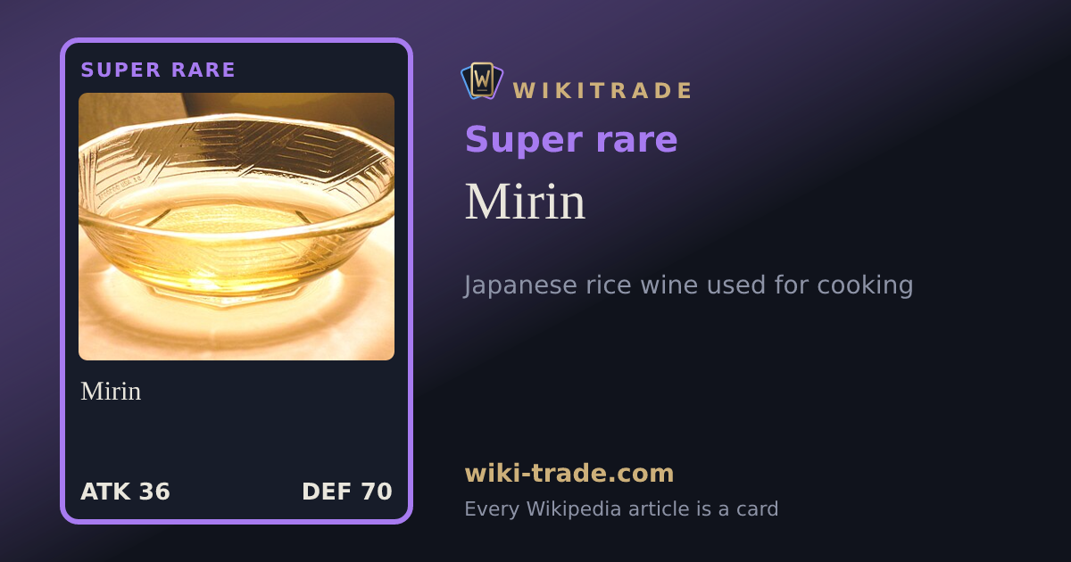 Mirin — Super rare card