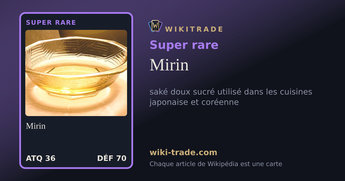 Mirin — carte Super rare