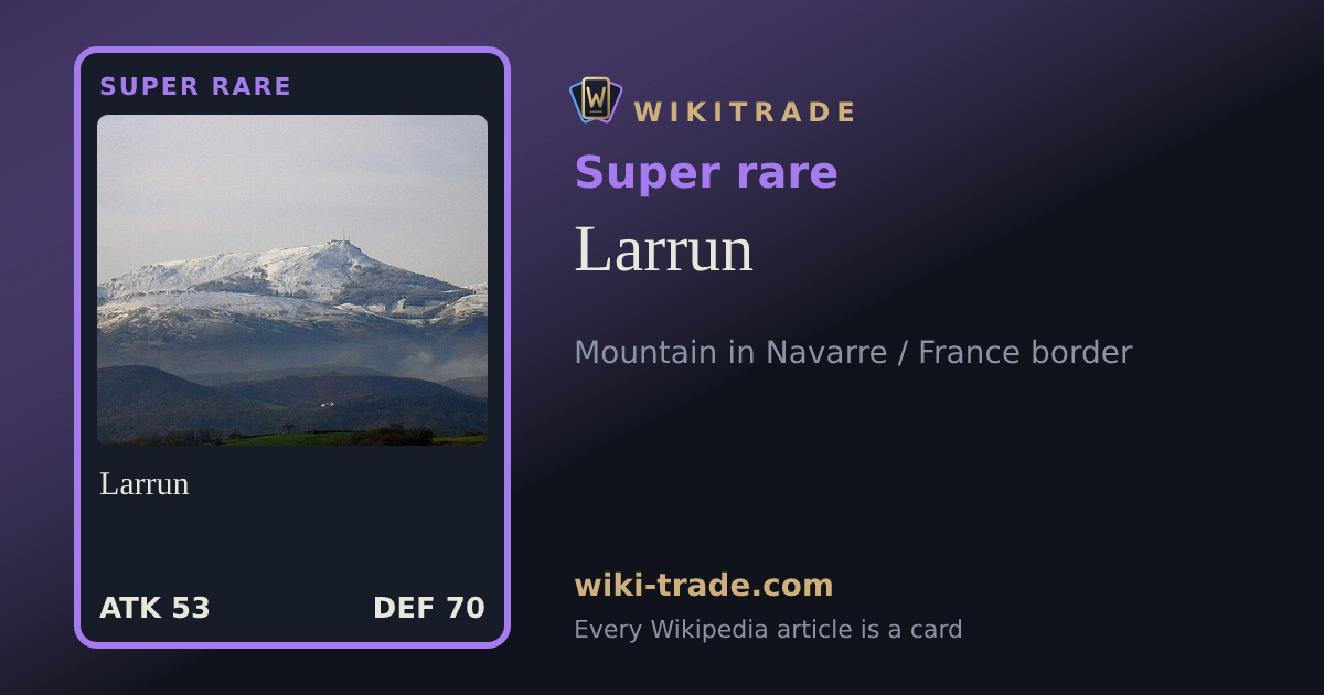 Larrun — Super rare card