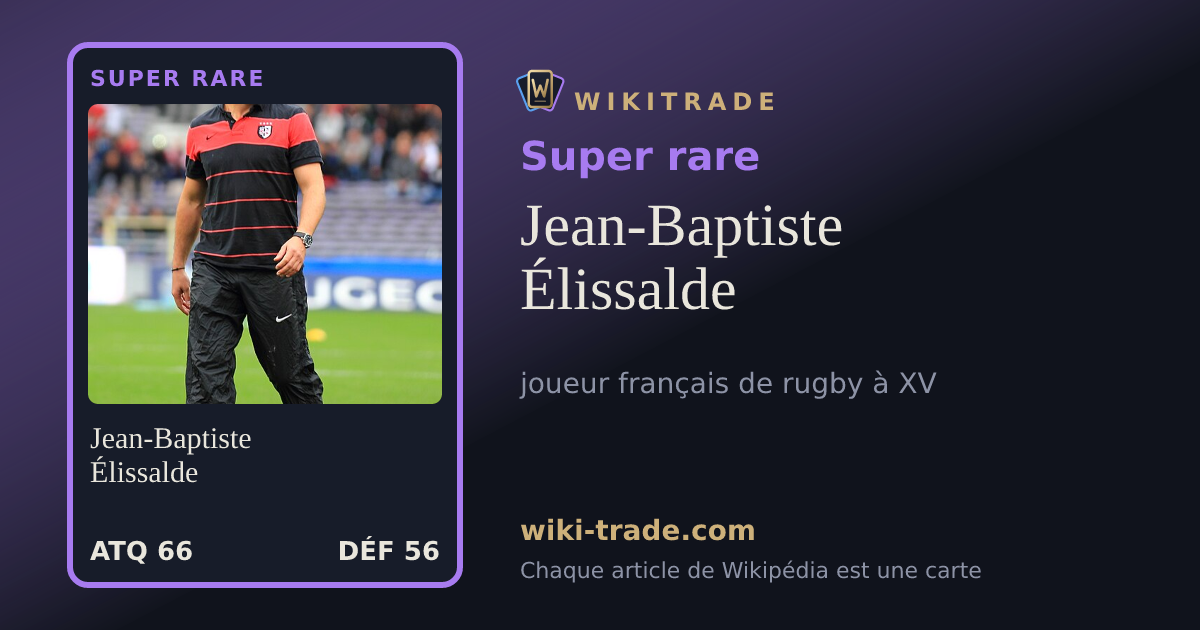Jean-Baptiste Élissalde — carte Super rare
