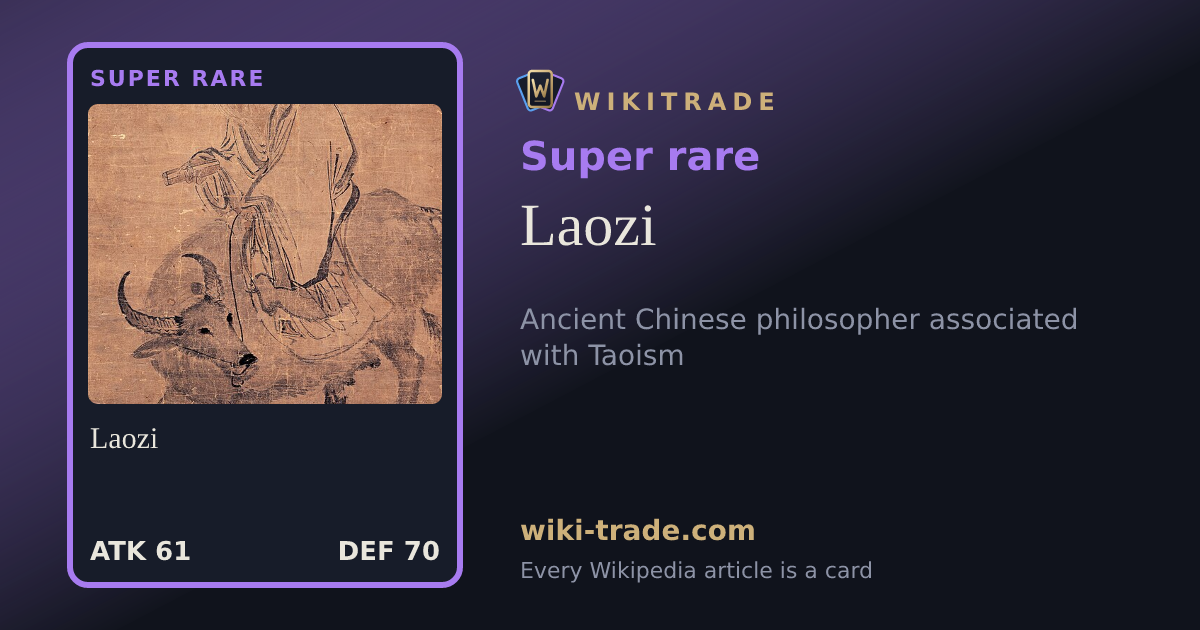 Laozi — Super rare card