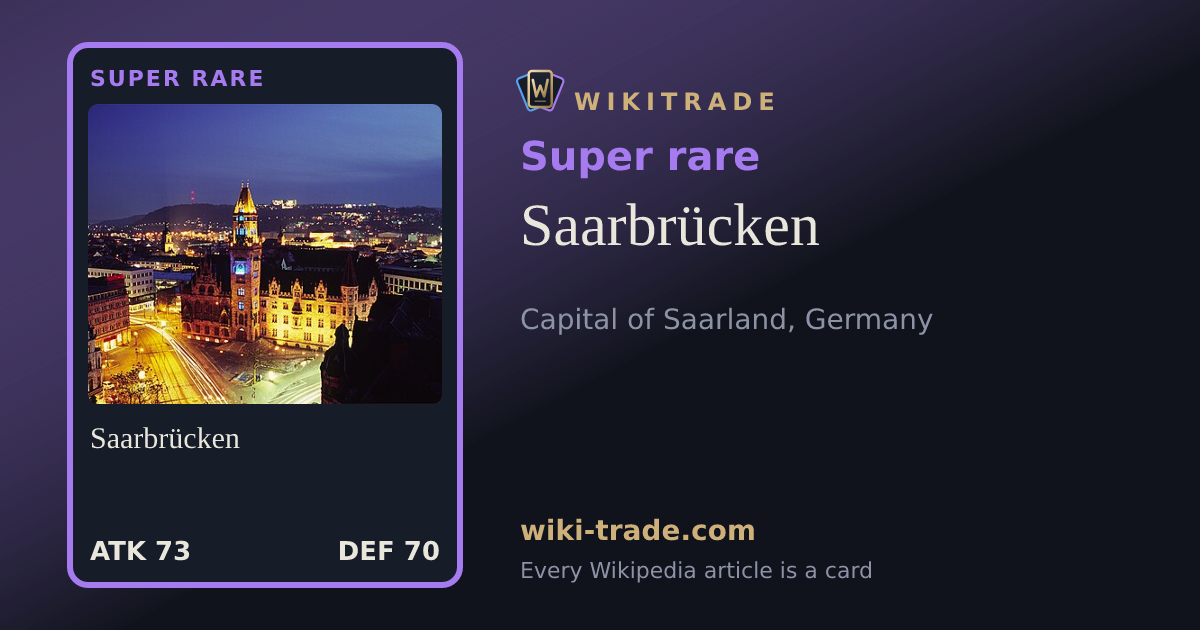 Saarbrücken — Super rare card