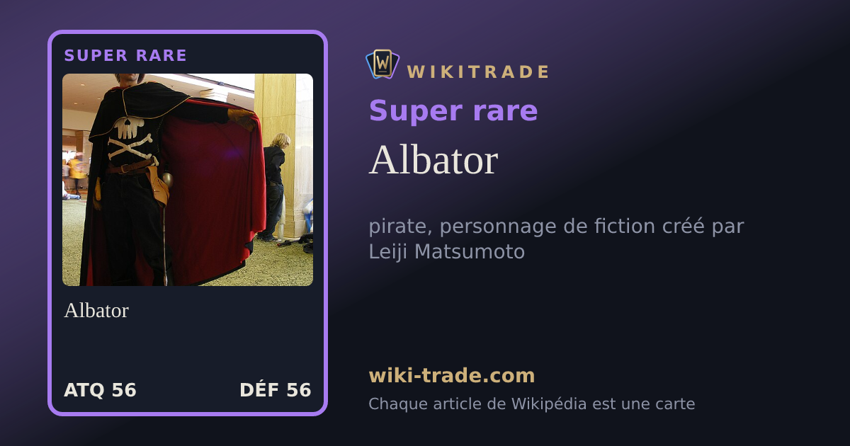 Albator — carte Super rare