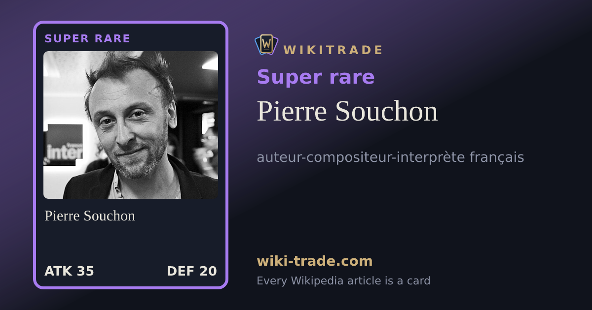 Pierre Souchon — Super rare card