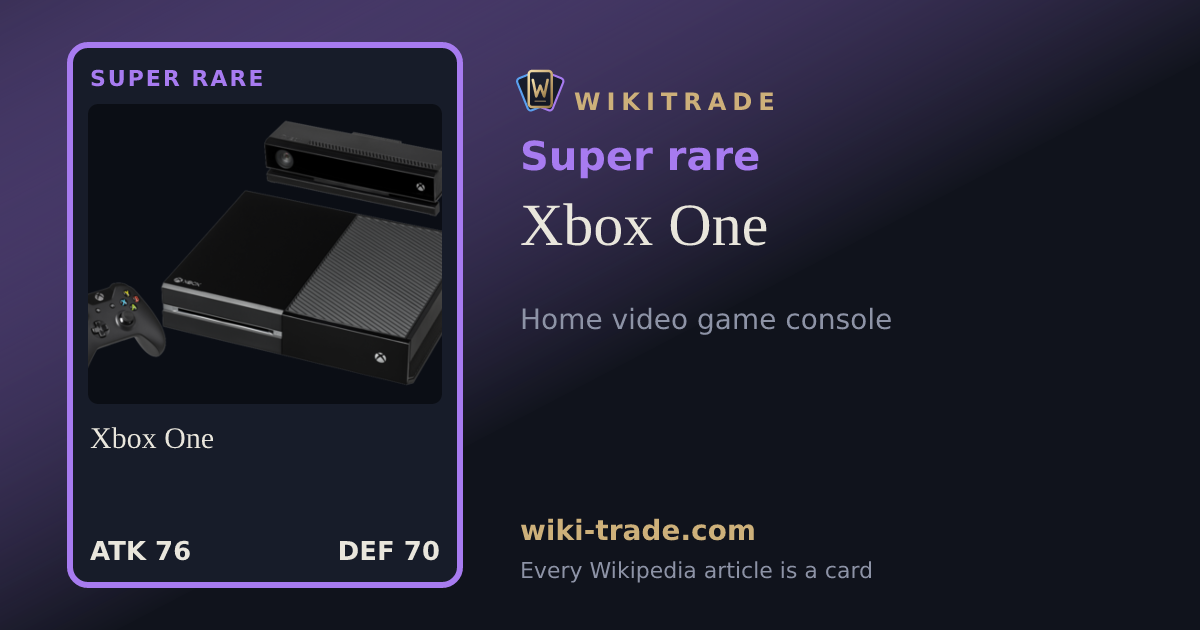 Xbox One — Super rare card