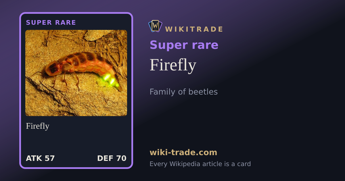 Firefly — Super rare card