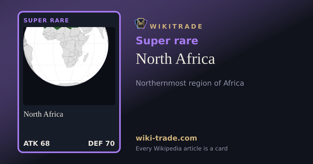 North Africa — Super rare card