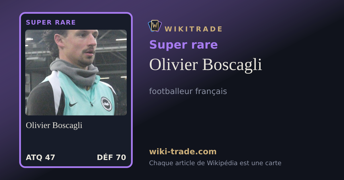 Olivier Boscagli — carte Super rare