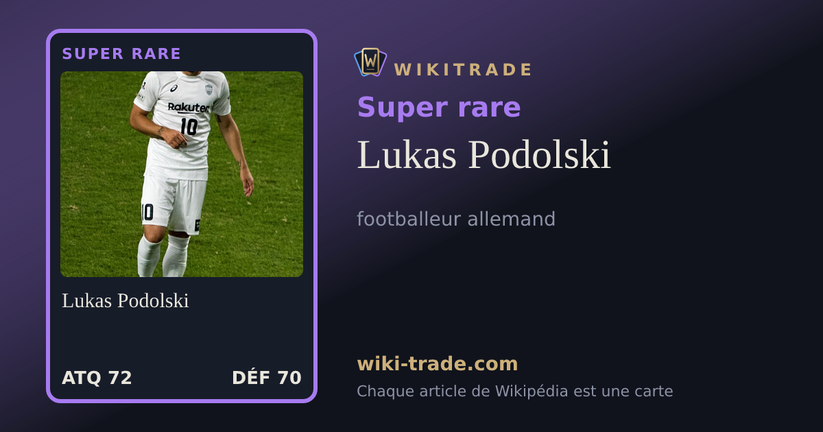 Lukas Podolski — carte Super rare