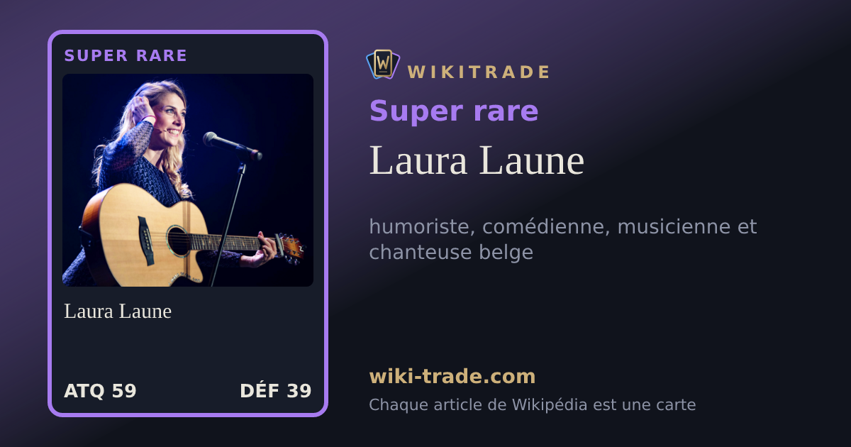 Laura Laune — carte Super rare