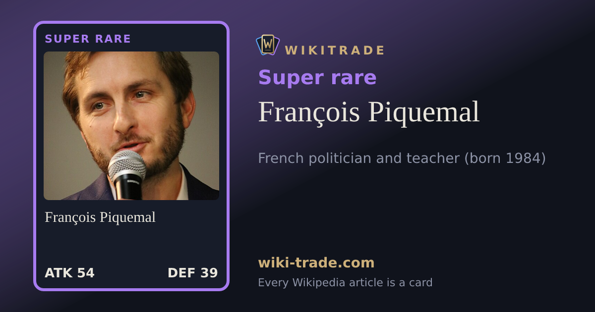 François Piquemal — Super rare card
