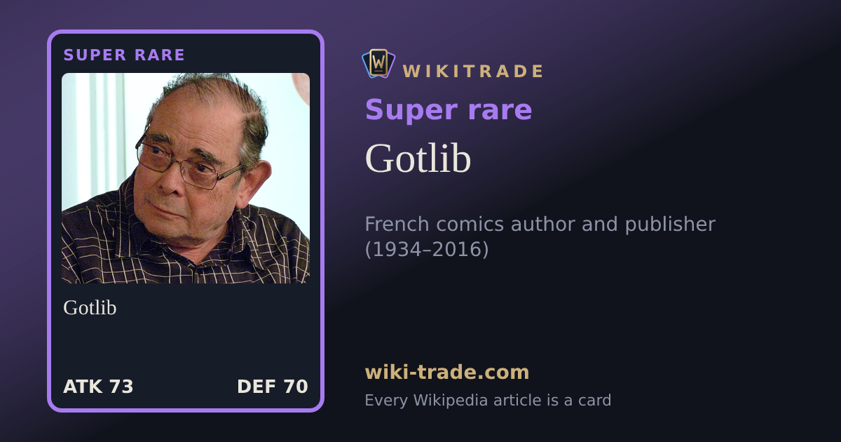 Gotlib — Super rare card