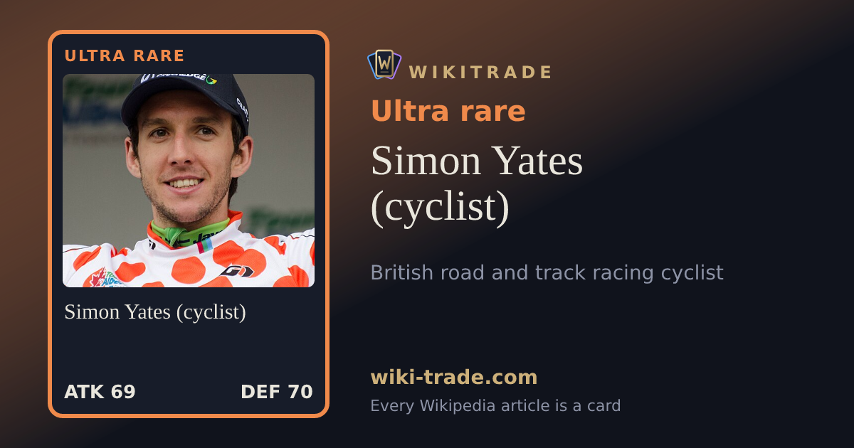Simon Yates (cyclist) — Ultra rare card