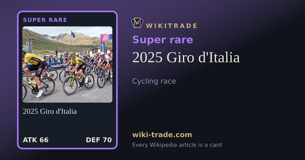 2025 Giro d'Italia — Super rare card