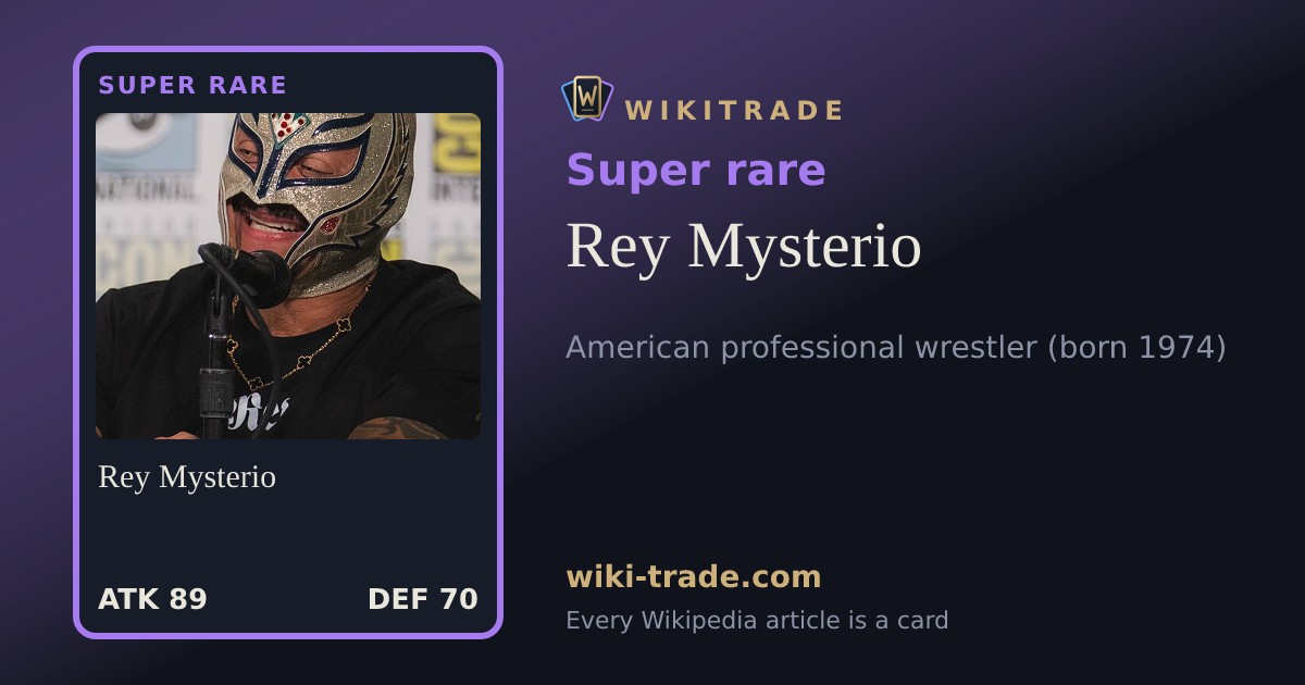 Rey Mysterio — Super rare card