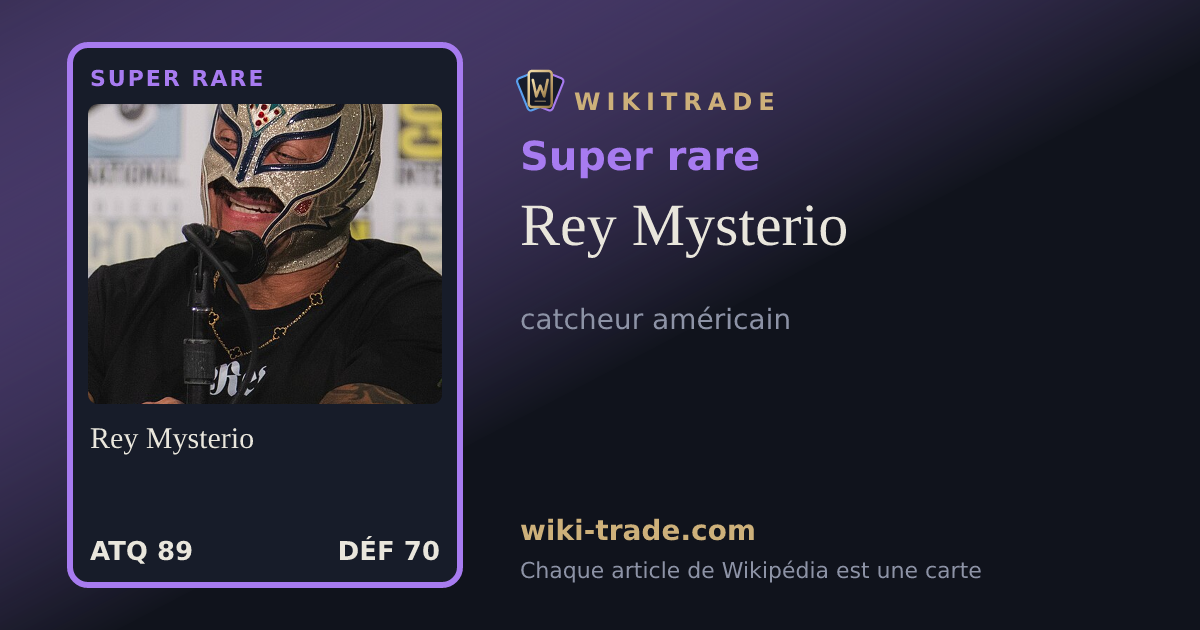 Rey Mysterio — carte Super rare