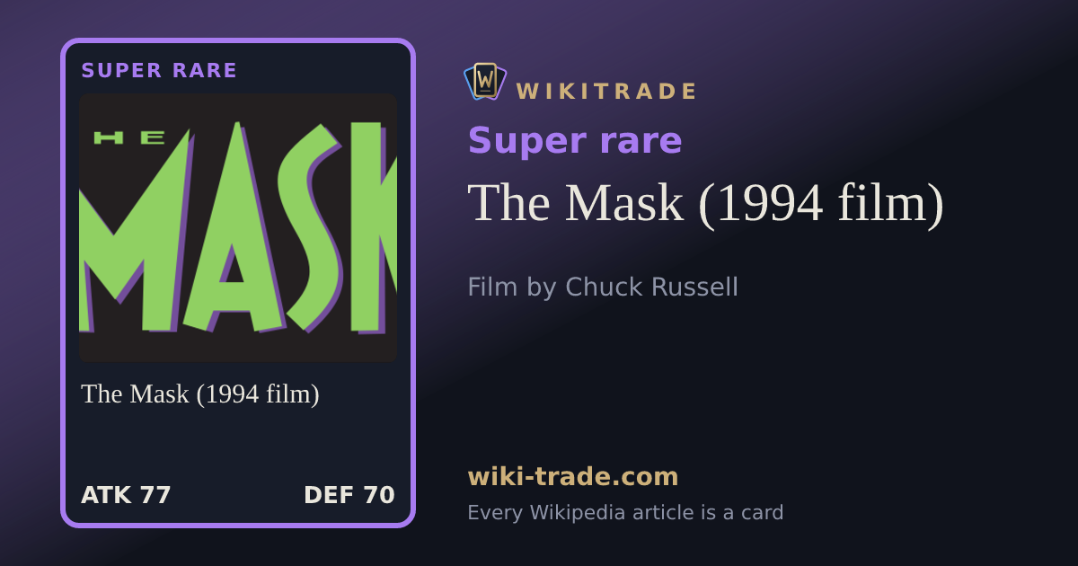The Mask (1994 film) — Super rare card