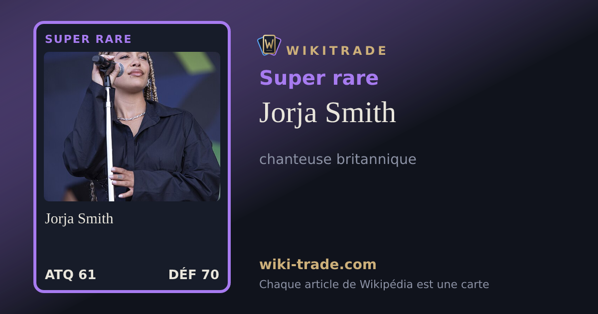Jorja Smith — carte Super rare