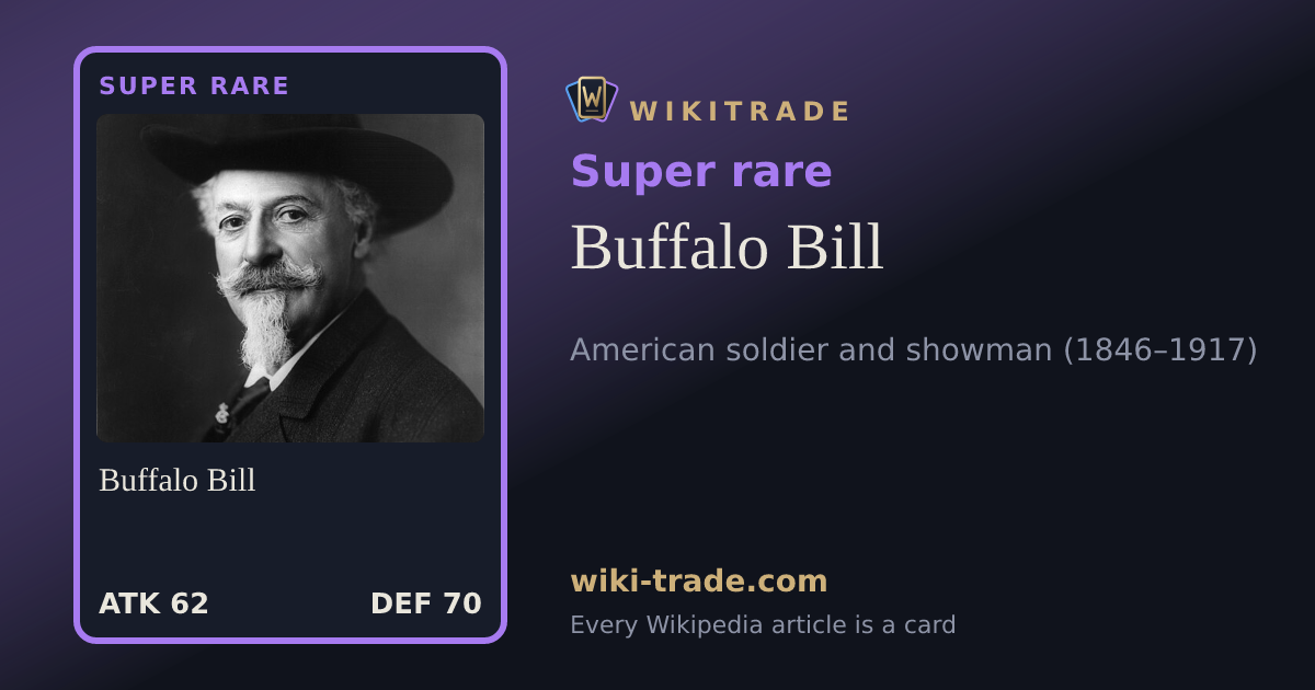 Buffalo Bill — Super rare card