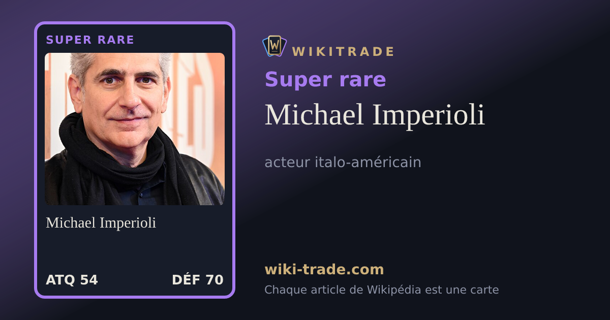 Michael Imperioli — carte Super rare