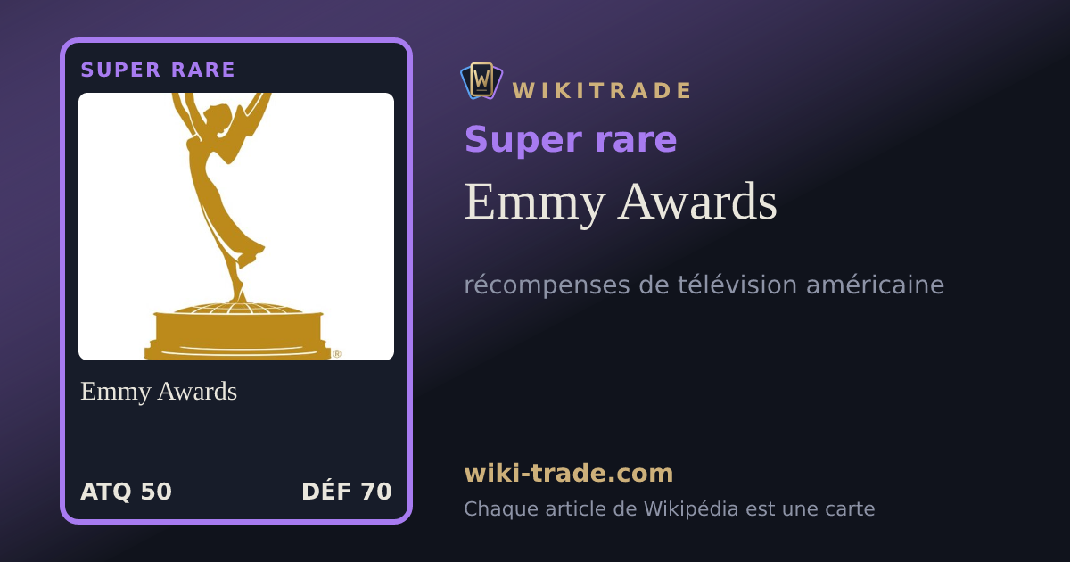 Emmy Awards — carte Super rare