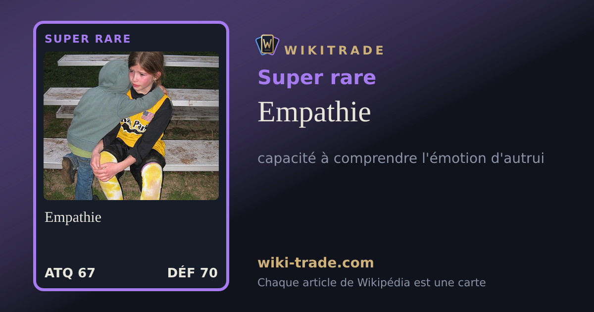 Empathie — carte Super rare