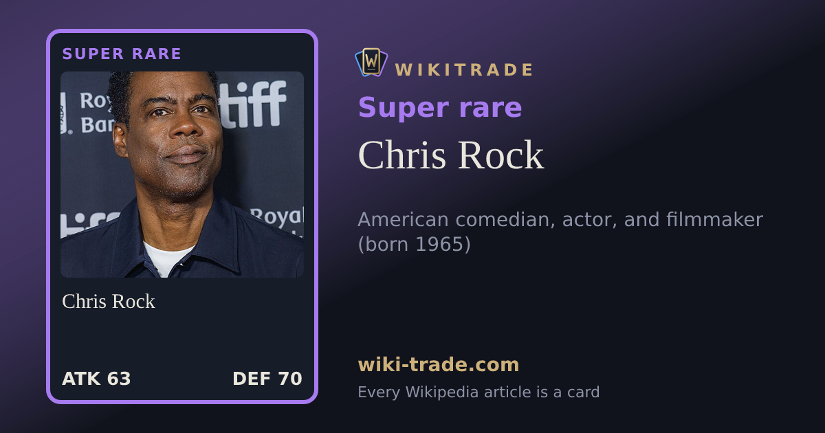 Chris Rock — Super rare card