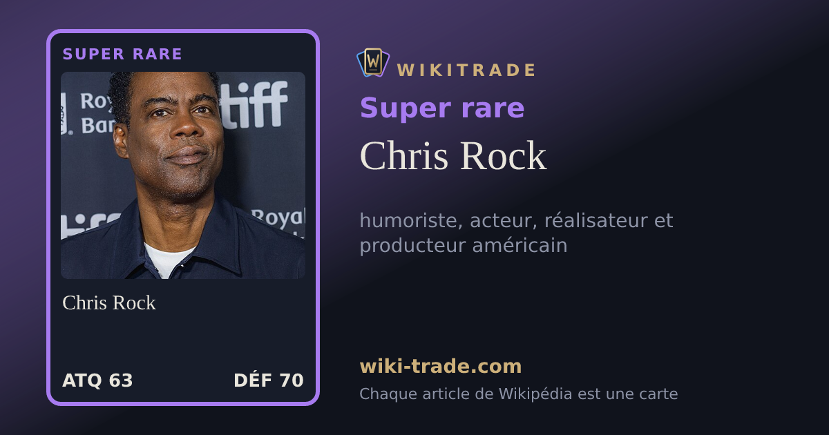Chris Rock — carte Super rare