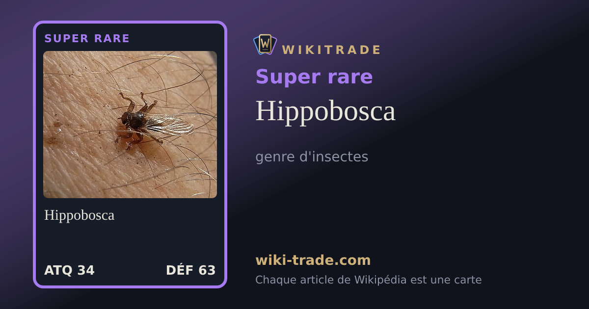 Hippobosca — carte Super rare