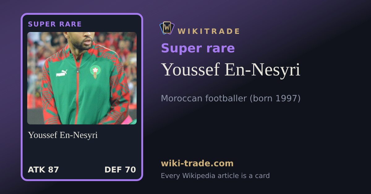 Youssef En-Nesyri — Super rare card