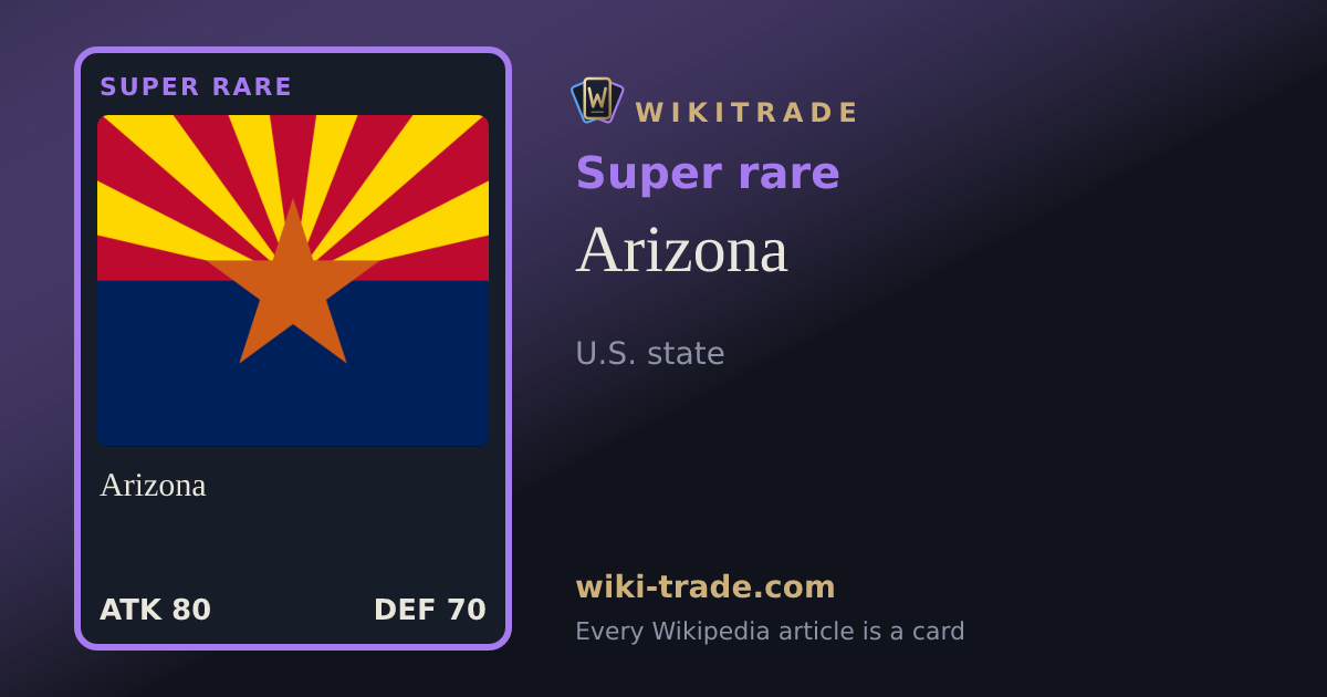 Arizona — Super rare card