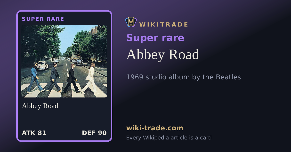 Abbey Road — Super rare card
