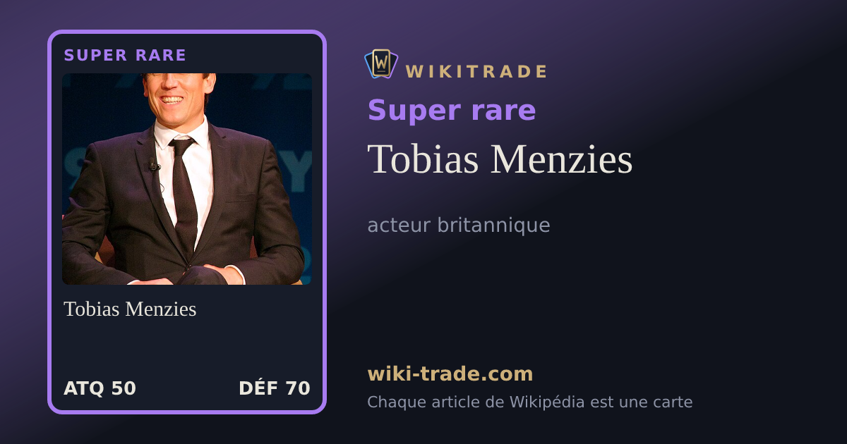 Tobias Menzies — carte Super rare