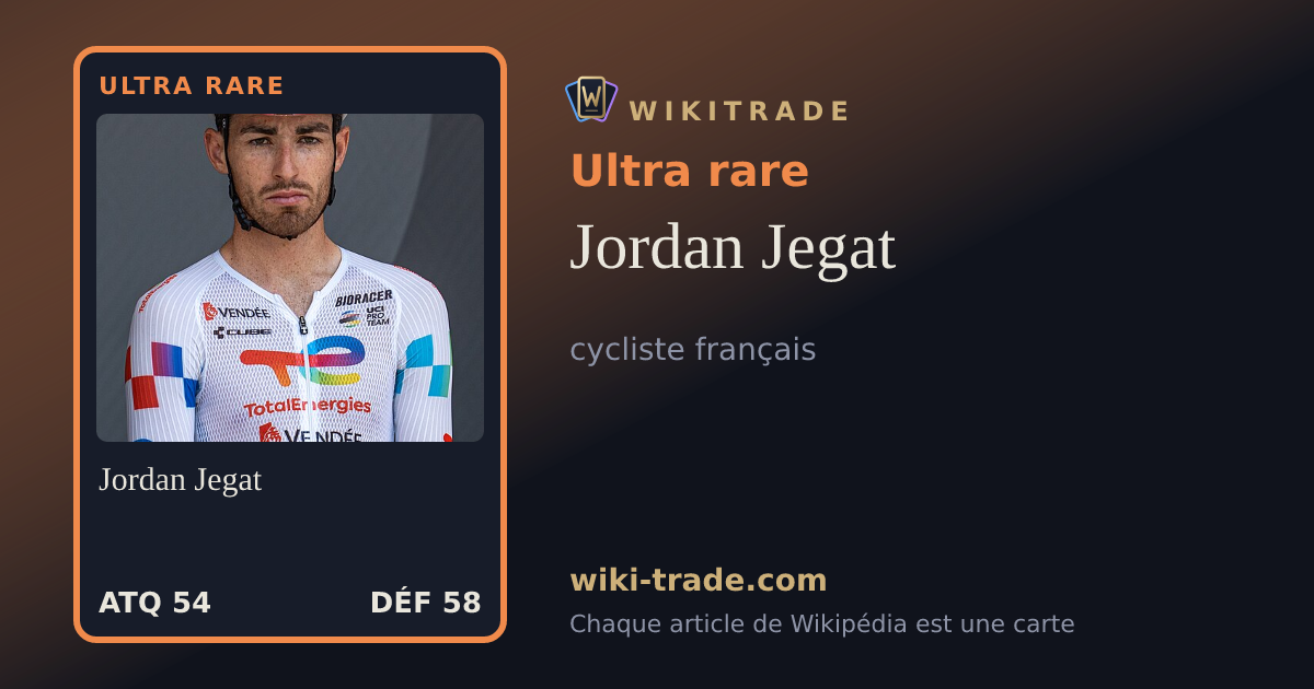 Jordan Jegat — carte Ultra rare