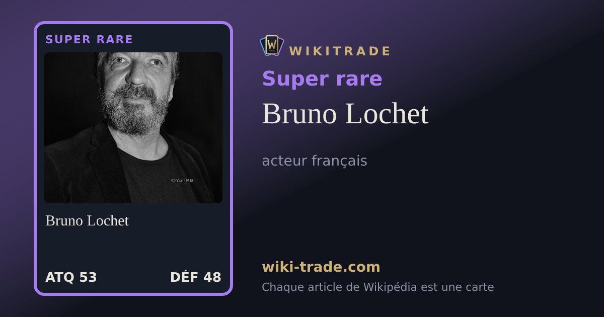 Bruno Lochet — carte Super rare