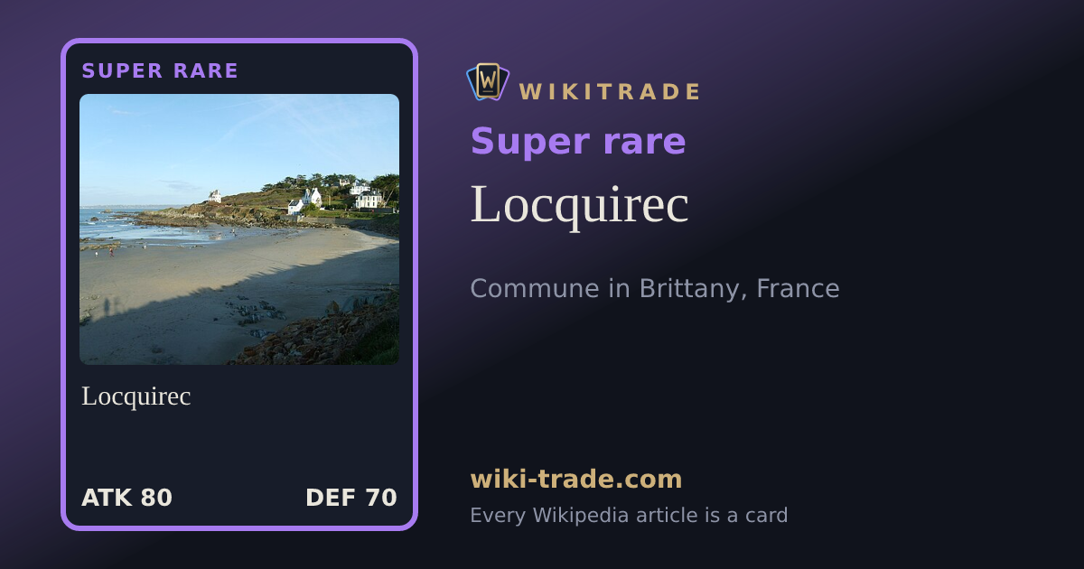 Locquirec — Super rare card