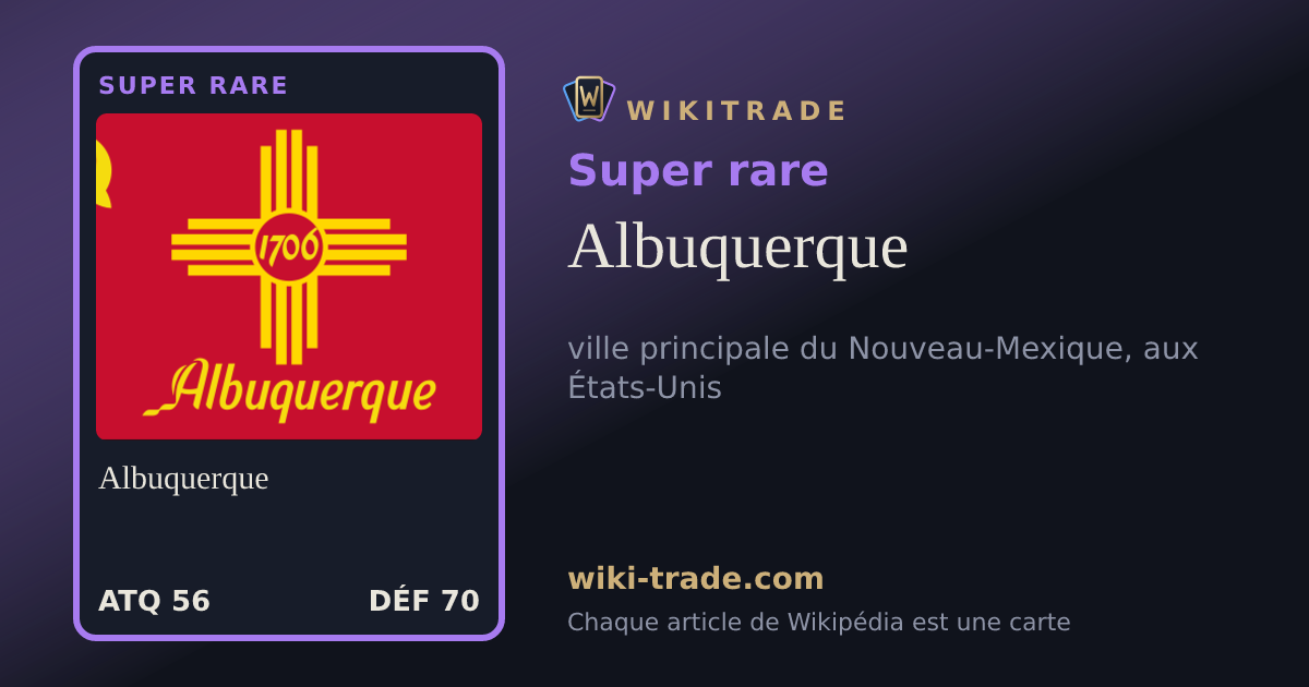 Albuquerque — carte Super rare