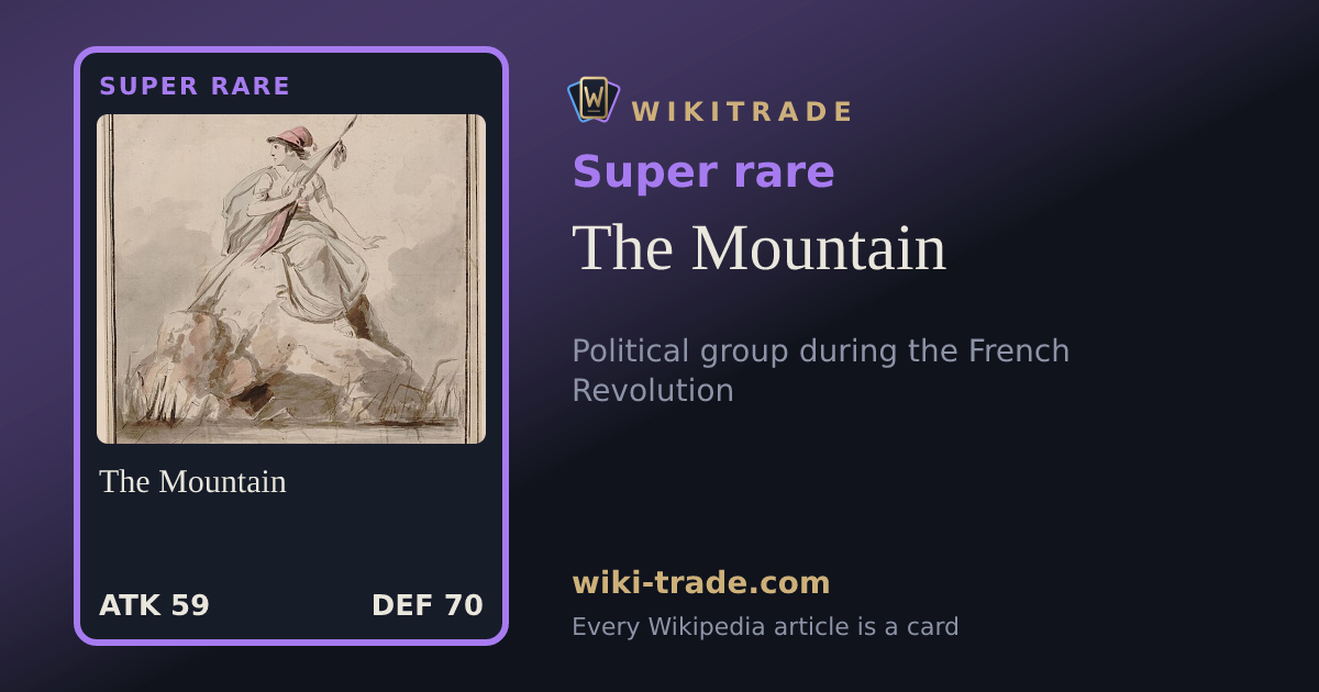 The Mountain — Super rare card