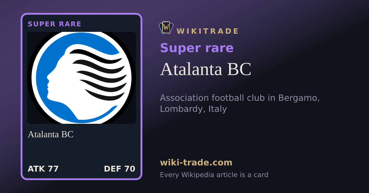 Atalanta BC — Super rare card