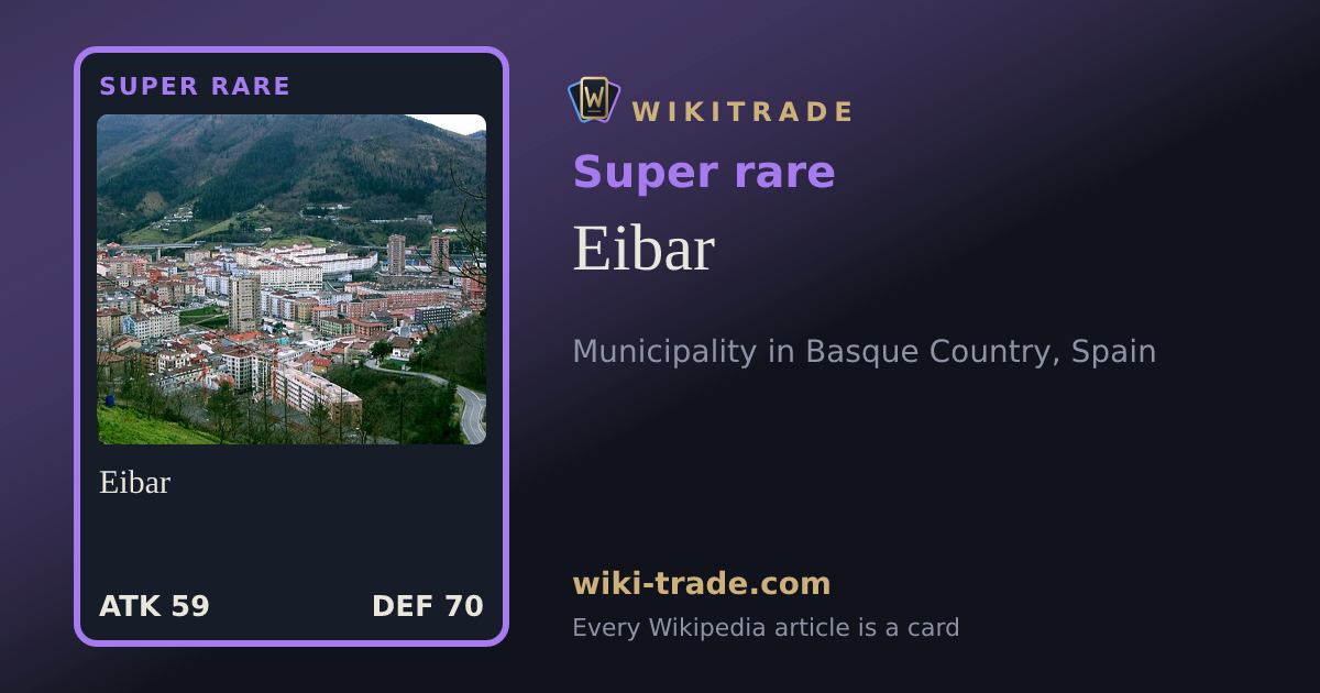 Eibar — Super rare card