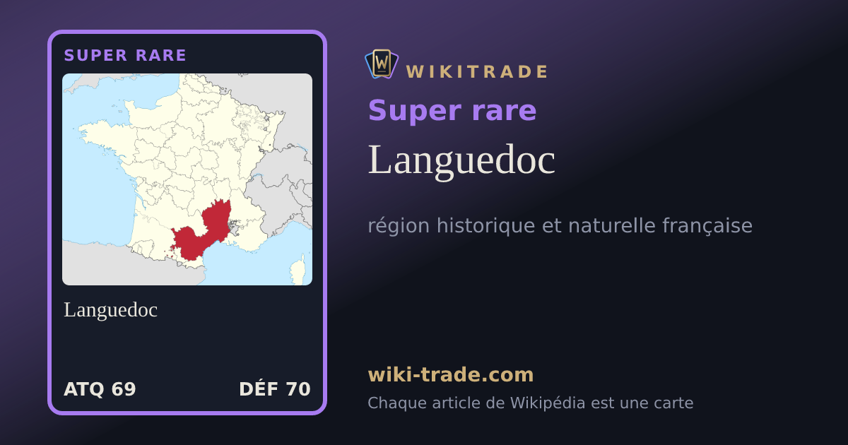 Languedoc — carte Super rare
